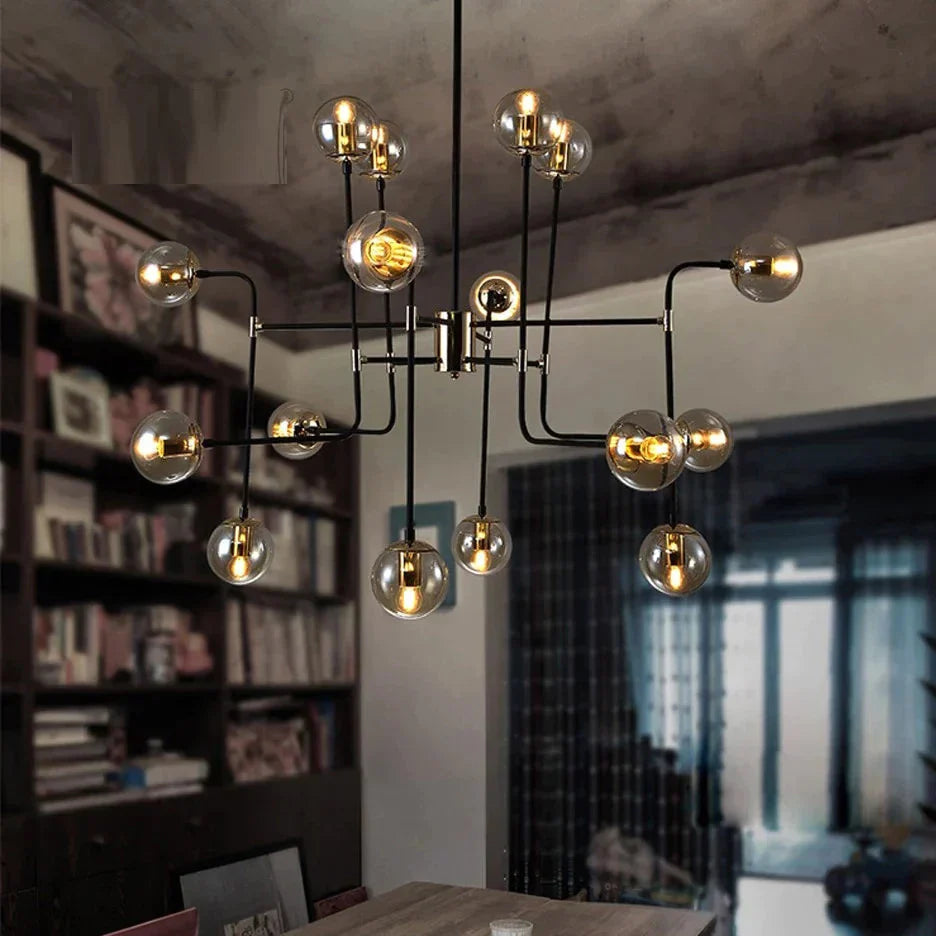 Led E27 Nordic Iron Glass Designer Magic Bean Led Lamp Light.pendant Lights.pendant Lamp.pendant