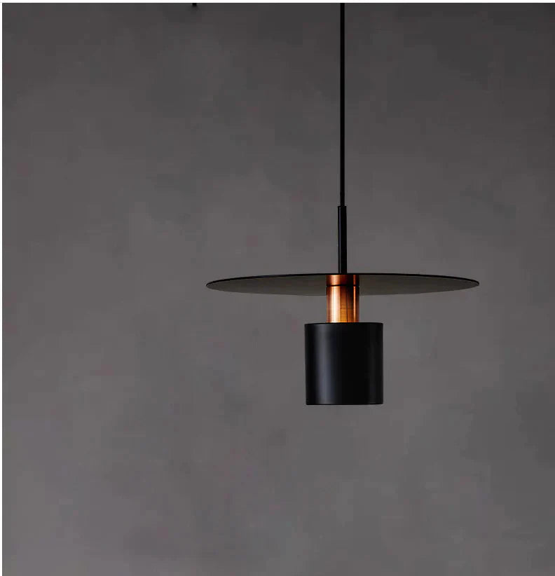 Chandelier Restaurant Lamp Nordic Simple Modern Metal Creative Bar Bedroom Bedside Small Black / No