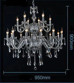 Bedroom Living Room Lamp Hotel European - Style Crystal Restaurant Chandelier Creative Lamps