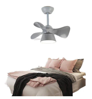 Nordic Minimalist Atmosphere Macron Dragon Led Chandelier Invisible Fan Lamps Pendant