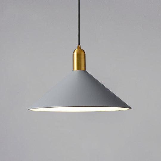 Margot - Industrial Metal Conical Drop Lamp 1 Head Dining Room Pendant Lighting Fixture