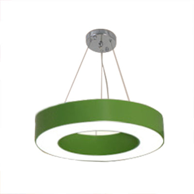 Alsafi - Modern Adjustable Metal Drum Pendant Light For Play Room Integrated