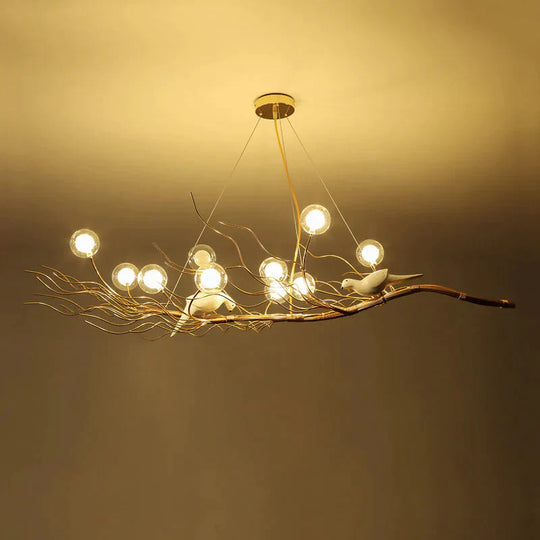 Nordic Restaurant Chandelier Creative Personality Branch Lamp Clothing Store Tea Window Bar Art