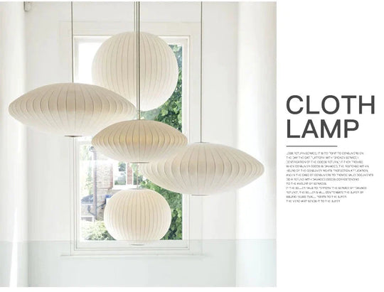 Cloth Lantern Ball Single Chandelier Homestay Pendant