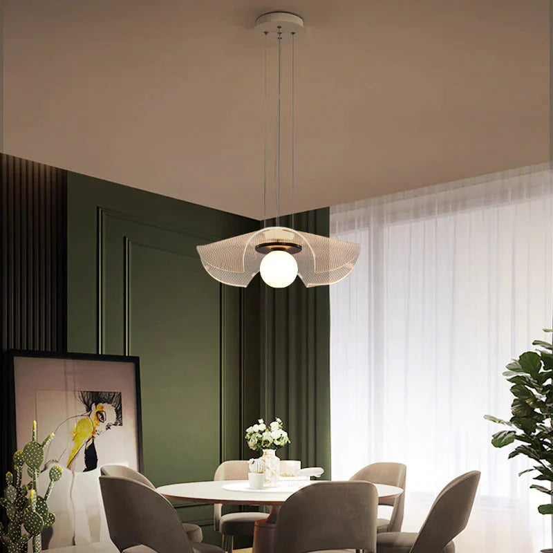 Restaurant Chandelier Simple Modern Creative Fashion Warm Small Bedroom Study Nordic Led Pendant