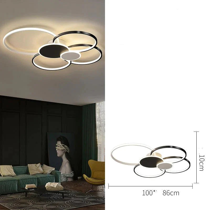 Nordic Light Luxury Hall Main Lamp Living Room Ceiling Led Bedroom Interior Decoration Modern