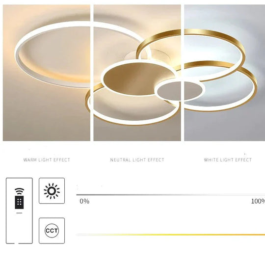 Nordic Light Luxury Hall Main Lamp Living Room Ceiling Led Bedroom Interior Decoration Modern