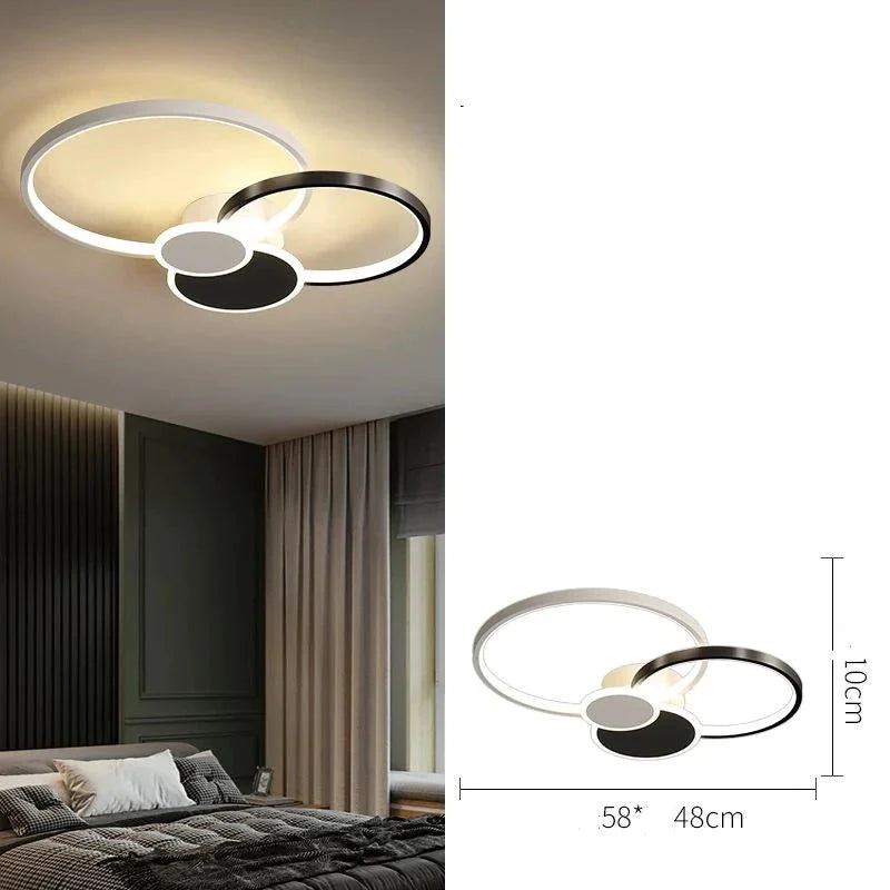 Nordic Light Luxury Hall Main Lamp Living Room Ceiling Led Bedroom Interior Decoration Modern