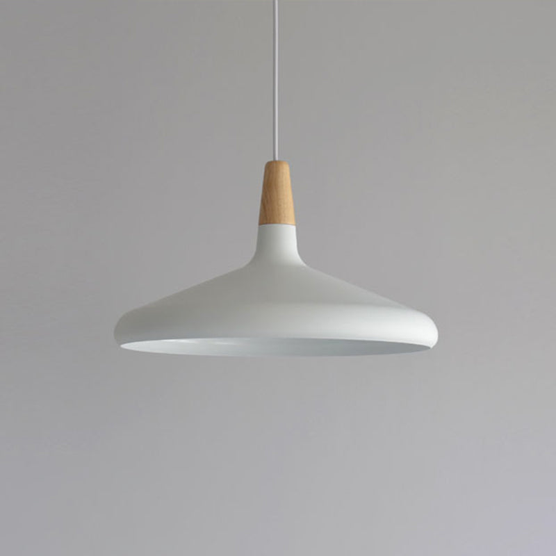 Algenib - Sleek Cone Shade Ceiling Light Simplicity Metallic 1Â Head Dining Room Pendant Fixture