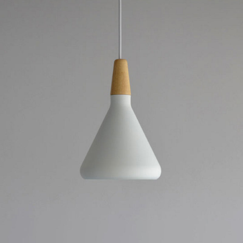 Algenib - Sleek Cone Shade Ceiling Light Simplicity Metallic 1Â Head Dining Room Pendant Fixture