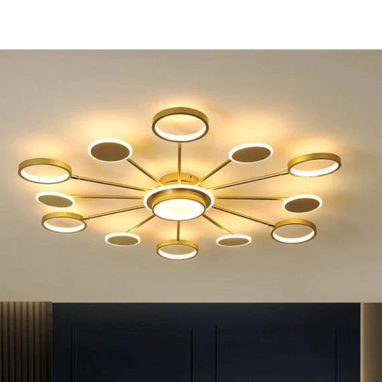 Modern Minimalist Luxury Restaurant Bedroom Atmosphere Creative Chandelier Pendant