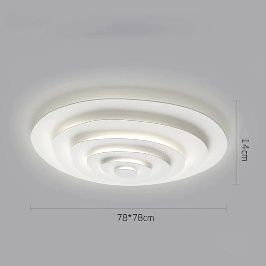 Nordic Living Room Lamp Modern Simple Design Sense Creative Geometry Master Bedroom Ripple Ceiling