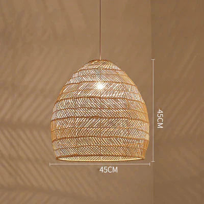 Restaurant Tatami Bedroom Study Lamp Garden B&amp;B Led Living Room Rattan Chandelier Wood Color /