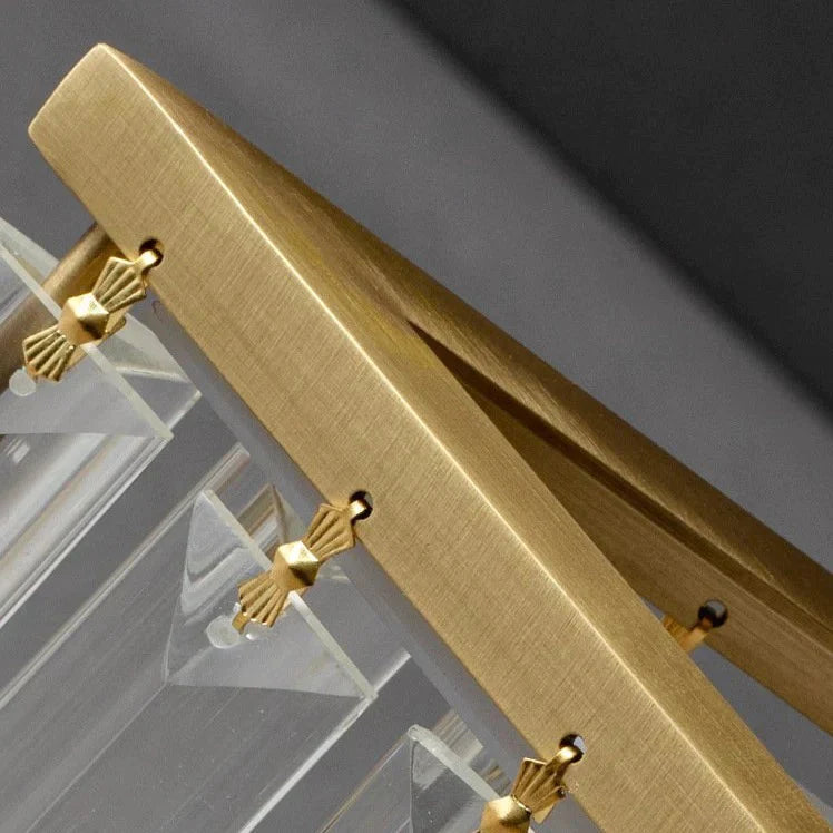 Nordic All - Copper Crystal Bedroom Study Room Lamp Ceiling