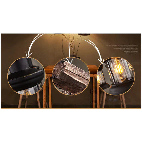 Industrial Wind Chandeliers American Country Restaurant Chandelier Creative Lights Pendant