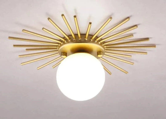 Corridor Light Acrylic Lampshade Ceiling Lamp B 24Cm Trichromatic Light