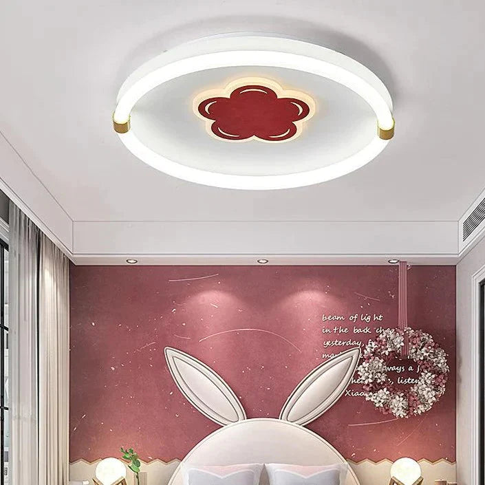Lovely Creative Flower Room Led Ceiling Lamp
