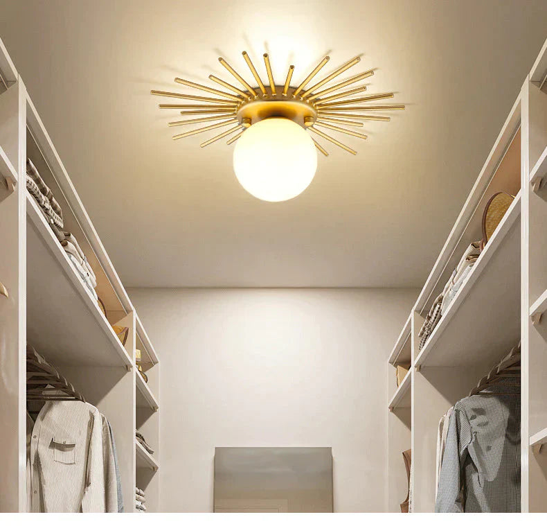 Corridor Light Acrylic Lampshade Ceiling Lamp B 35Cm Trichromatic Light
