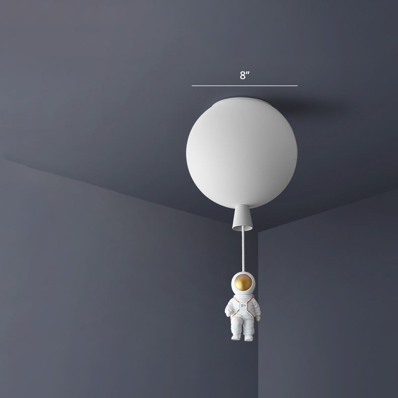 Emerson - Balloon &amp; Astronaut Ceiling Lamp Kids Acrylic Pendant Light