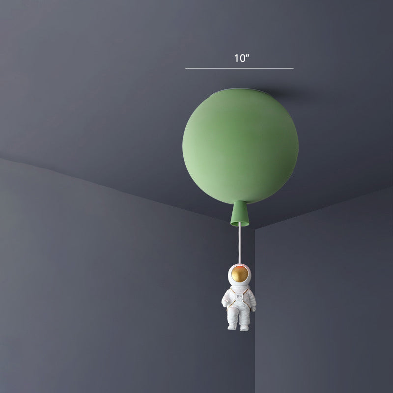 Emerson - Balloon &amp; Astronaut Ceiling Lamp Kids Acrylic Pendant Light Green