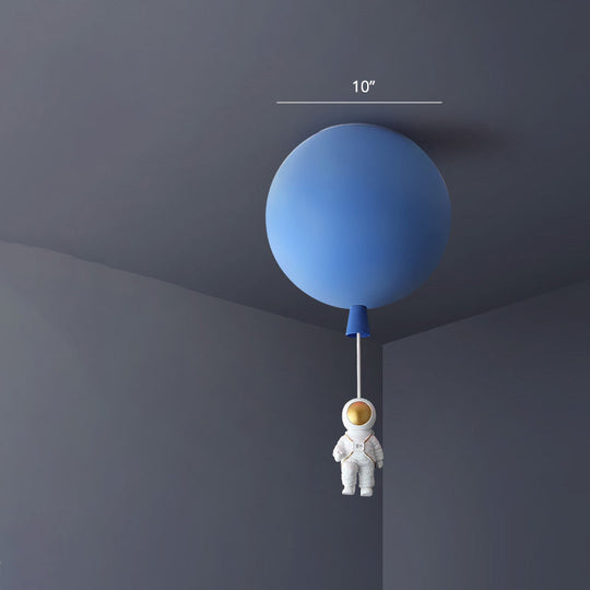 Emerson - Balloon &amp; Astronaut Ceiling Lamp Kids Acrylic Pendant Light