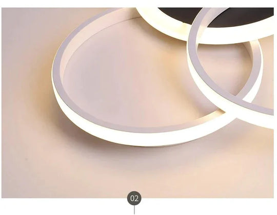 Creative Led Ceiling Lamp Geometry Simple Modern