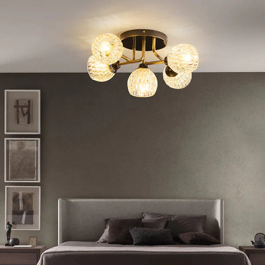 Warm All - Copper Master Bedroom Ceiling Lamp