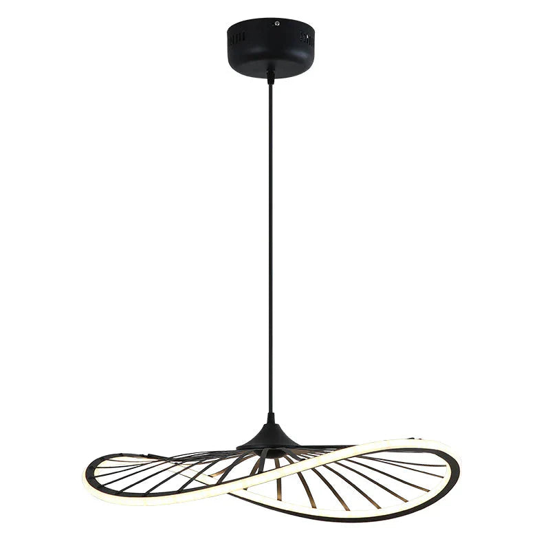 Simple Ring Shaped Chandelier Led Modern Fan Pendant