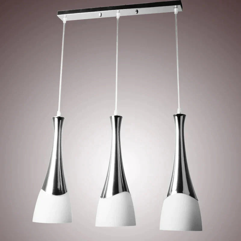 Simple Restaurant Chandelier Glass I - Shaped Pendant