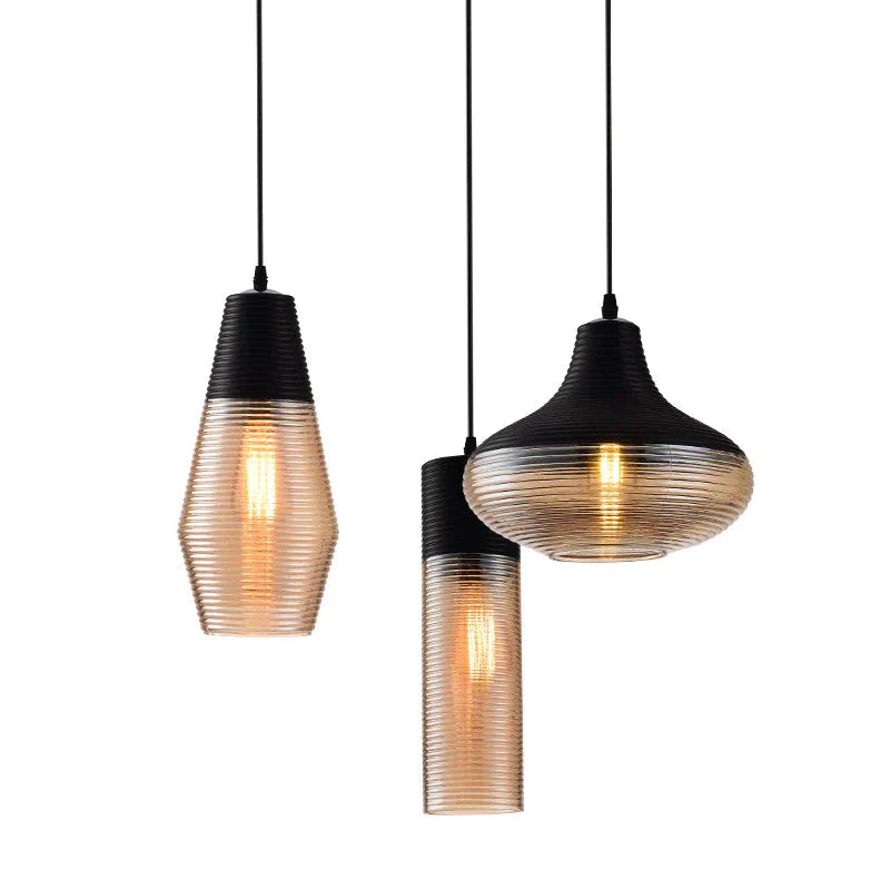Nordic Restaurant Chandelier Creative Art Personality Modern Minimalist Coffee Shop Glass Pendant