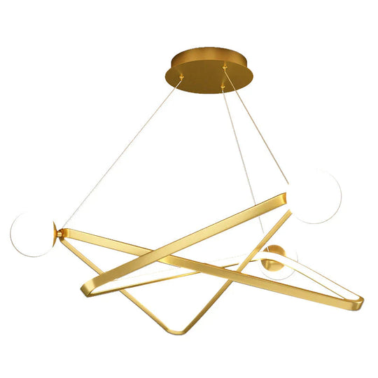 Dining Room Chandelier Creative Personality Art Nordic Led Living Lighting Post - Modern Designer