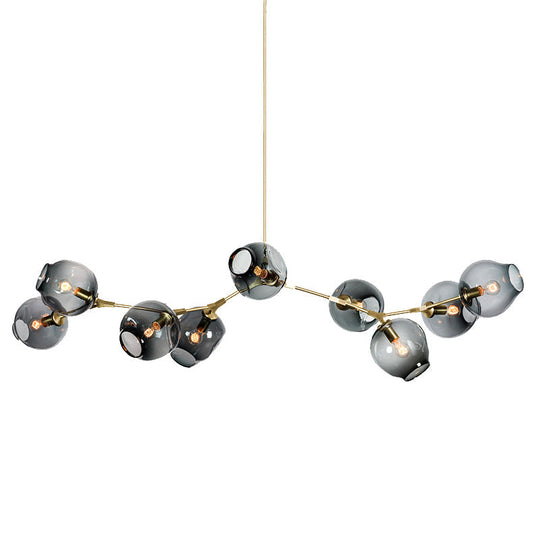 Elegant Glass Molecular Pendant Chandelier For Living Room Decor Lighting