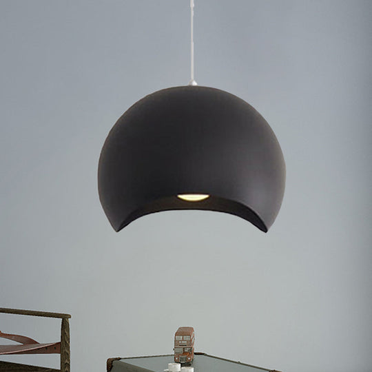 Caterina - Nordic Style Waveforms Dome Pendant Lamp 8/12 W 1 Head For Living