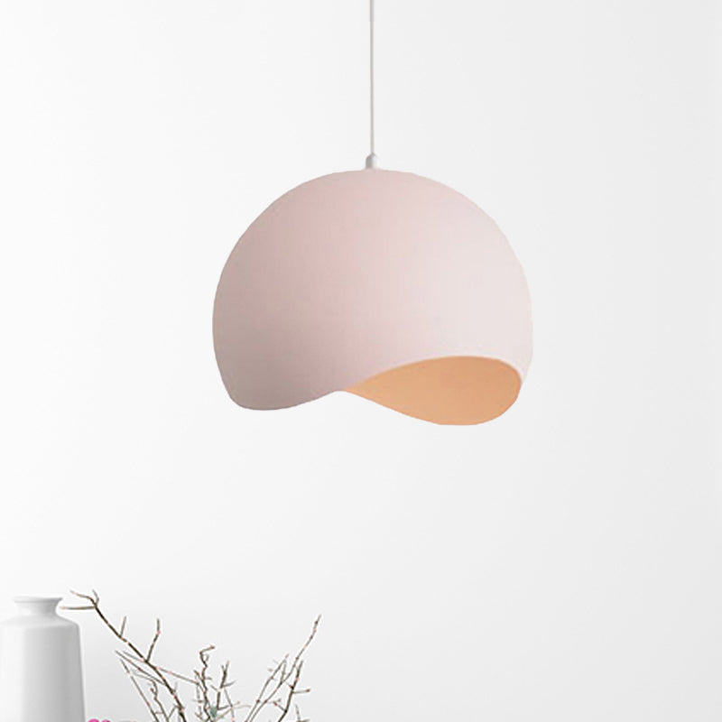 Caterina - Nordic Style Waveforms Dome Pendant Lamp 8/12 W 1 Head For Living