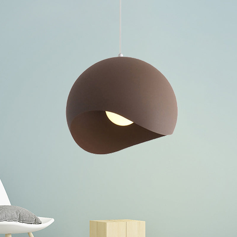 Caterina - Nordic Style Waveforms Dome Pendant Lamp 8/12 W 1 Head For Living
