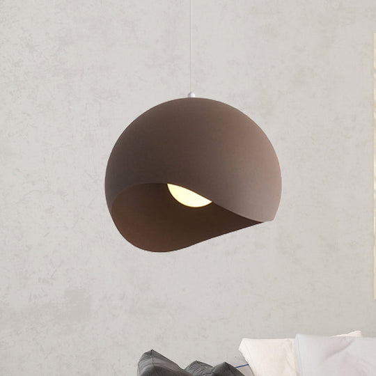 Caterina - Nordic Style Waveforms Dome Pendant Lamp 8/12 W 1 Head For Living