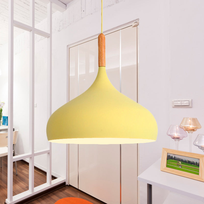 Scarlett - Nordic 9.5/12.5/14W Teardrop Pendant Lighting In Style Metal 1 Light Black/White/Gold