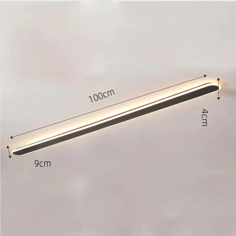 Strip Ceiling Lamp Corridor Balcony Led Modern Simple Living Room Nordic Light In The Bedroom Lamps