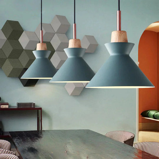 Pendant Lights Nordic Personality Art Creative Macaron Restaurant Living Room Bedroom Office Solid