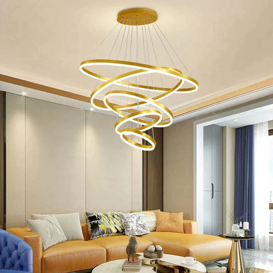 High Quatily Modern Led Pendant Light For Large Living Room Staircase Dining Kitchen Hotel Hanging