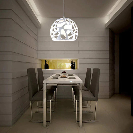 Creative Round Chandelier With Hollow Feet Pendant