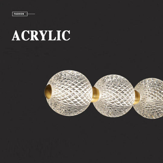 Nordic Restaurant Long Chandelier Minimalist Lamps Pendant