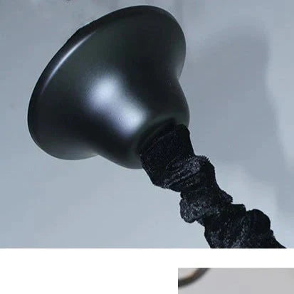 Iron Candle Living Room Lamp Simple Personality Retro Warm Study Restaurant Led Pendant