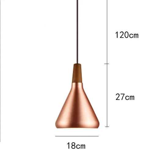 Brushed Gold/Silver Modern Pendant Lights Industrial Kitchen Lamp Shade Light For Dining Room