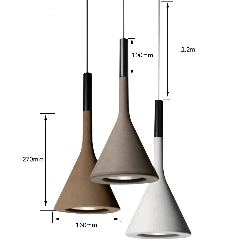 Retro Craft Chandelier Single Bar Creative Led Pendant