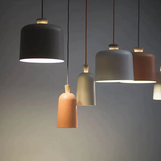Nordic Style Color Chandelier Danish Designer Bedroom Study Modern Minimalist Cafe Restaurant Bar