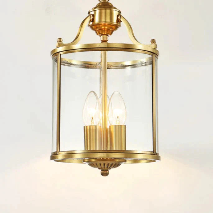 Bar Porch Corridor Chandelier Simple Copper Dining Room Study Balcony Pendant