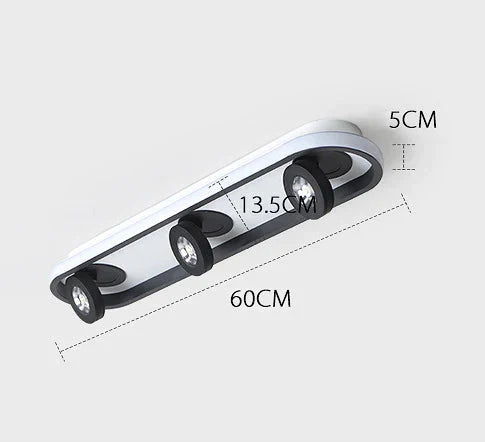 Simple Multi Head Spotlight Living Room Corridor Porch Ceiling Lamp Energy Saving Led Combination