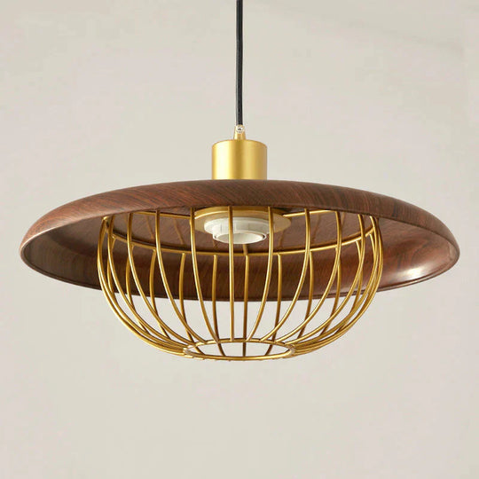 Simple Nordic Single Head Chandelier Personalized Bar Restaurant Bedroom Lamp Coffee Shop Hat