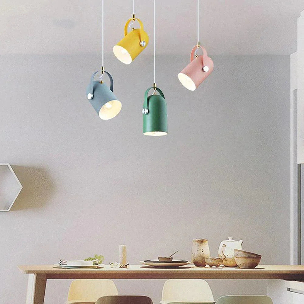 Pendant Lamp For Dining Room Led Light Modern Hanging Kitchen Aluminum Restaurant Christmas Decor